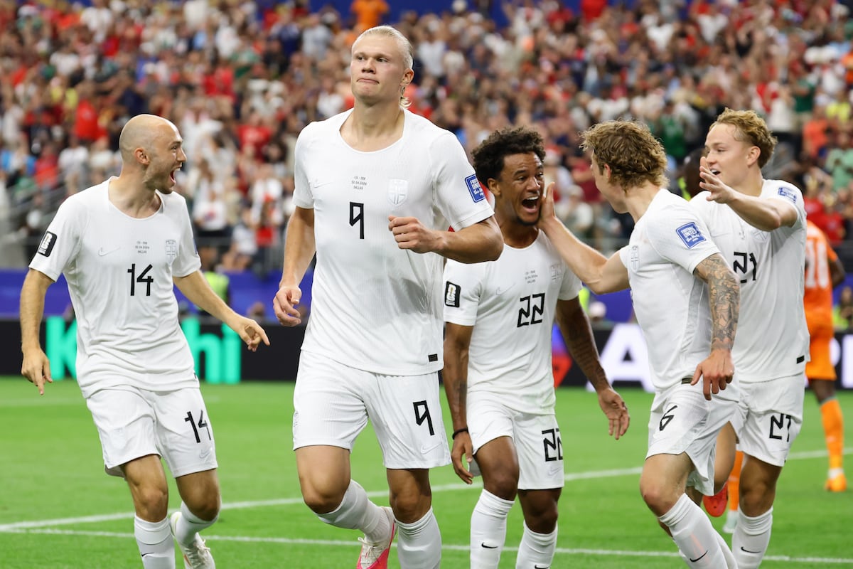Haaland destrona a Puskás y mete a Noruega en octavos del Mundial