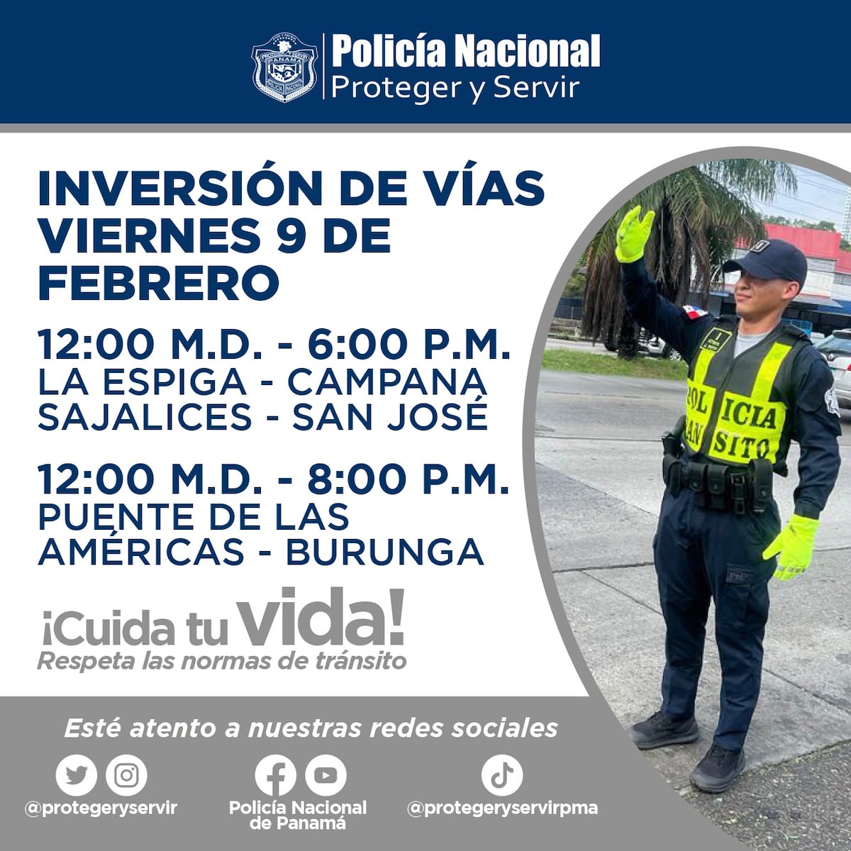 Carnavales 2024: Así será la inversión de carriles en Panamá Oeste