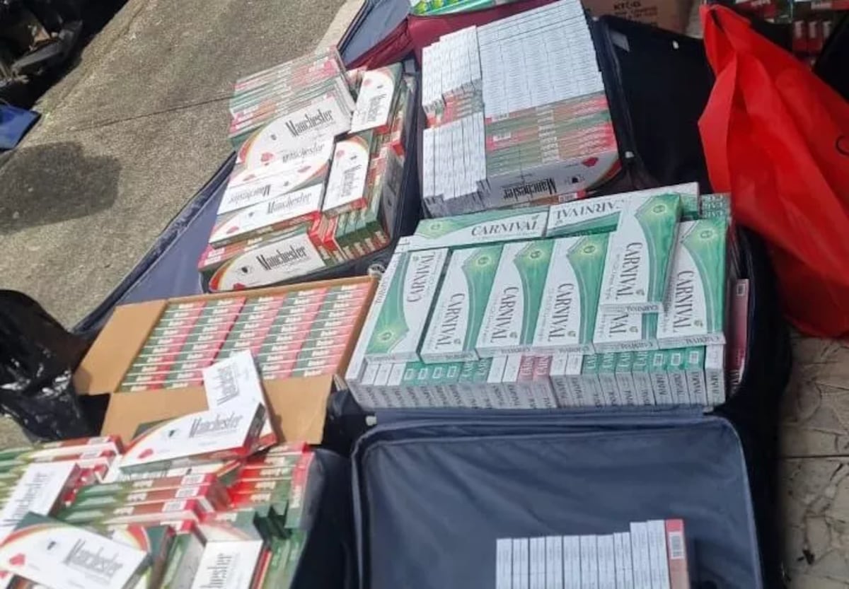 Aduanas retiene cigarrillos contrabandeados en Colón: 157,800 unidades y B/. 11,250