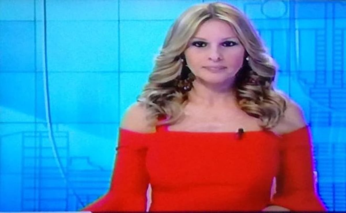 Jenia Nenzen expresa su molestia en medio del noticiero