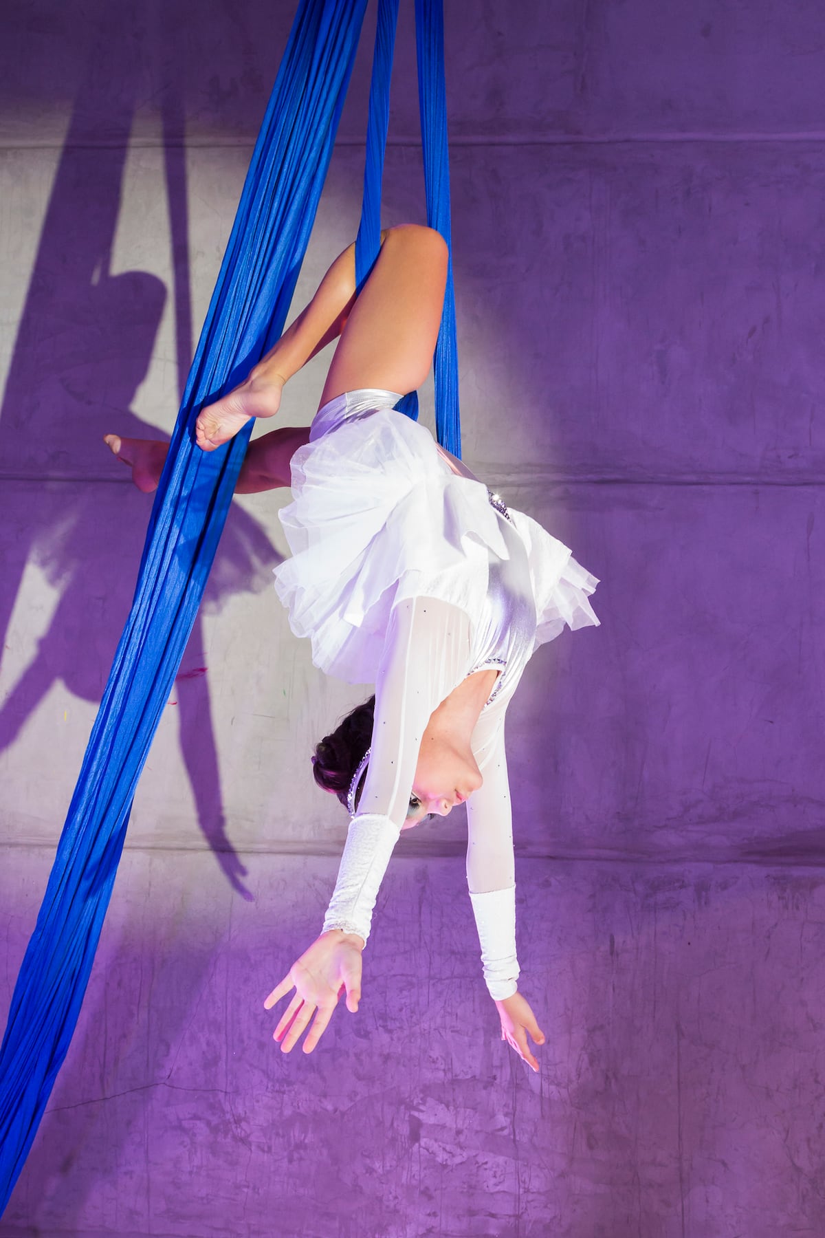 Del contacto a lo virtual. Así se las ingenian profesionales de la danza aérea para salir adelante en la pandemia +Fotos