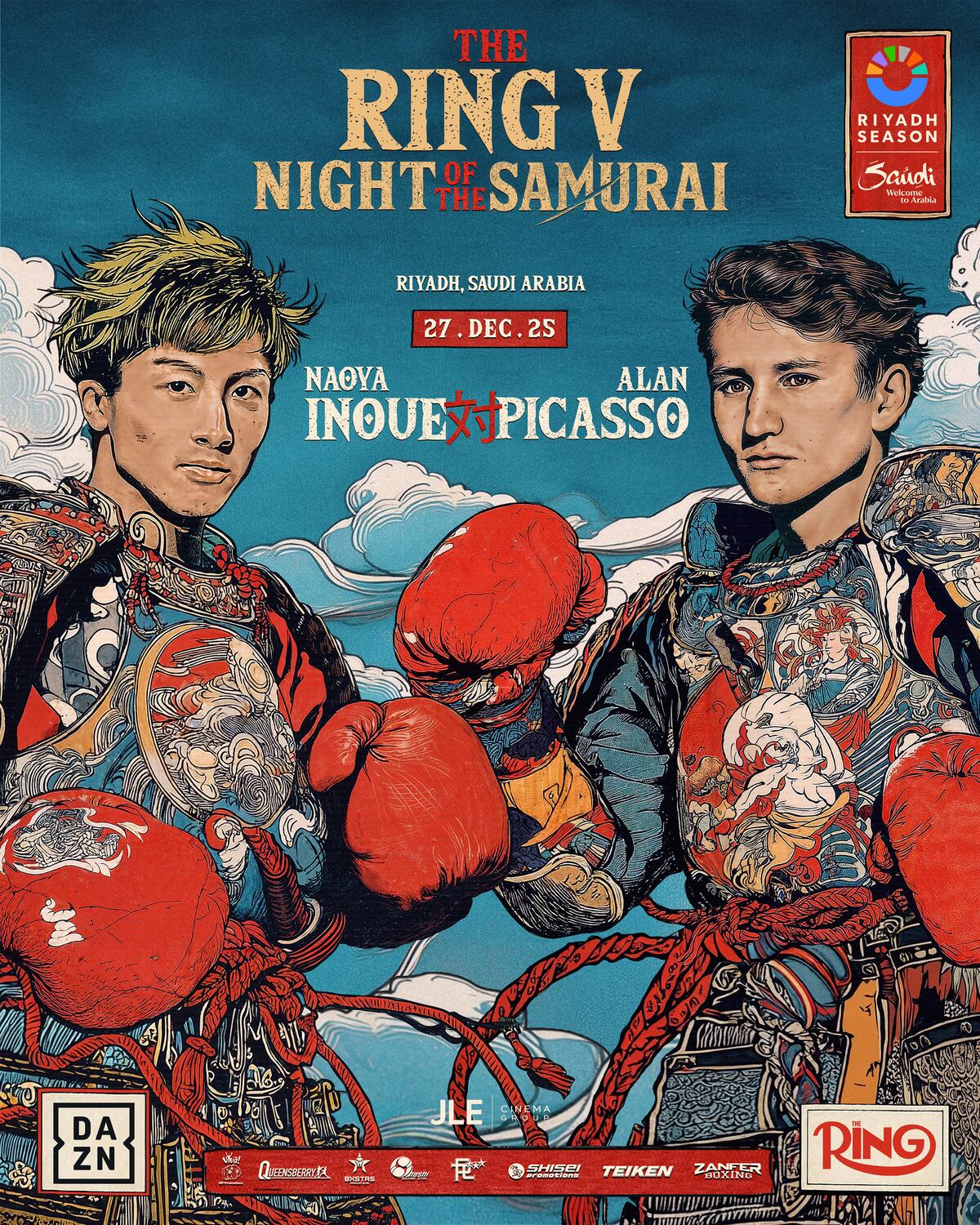 Inoue vs. Picasso en Riad: ‘Night of the Samurai’ promete una guerra épica