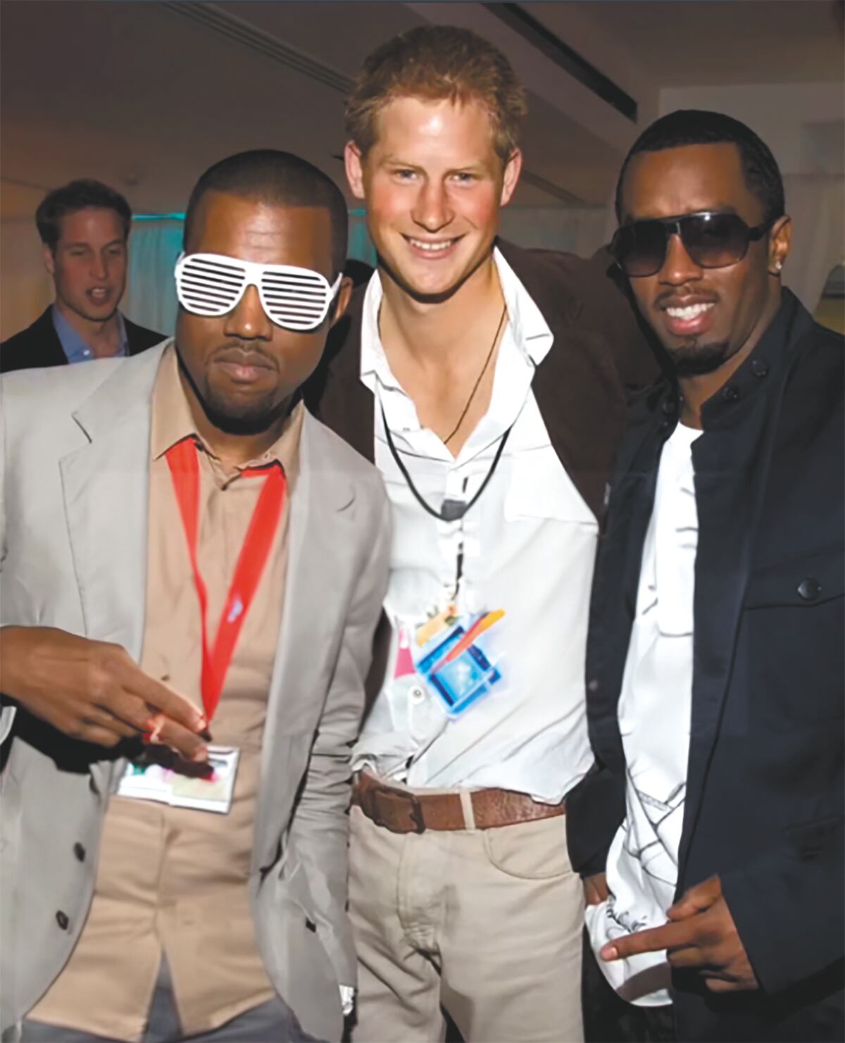 En problemas. El príncipe Harry implicado en las fiestas de P. Diddy