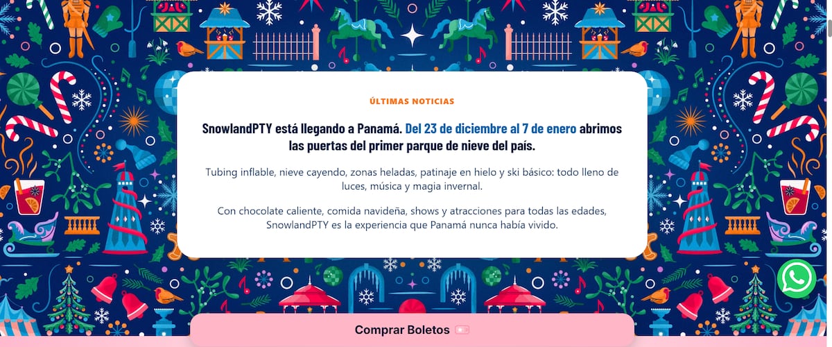 ‘Nieve que era jabón’: denuncias explotan tras inauguración de ‘SnowlandPTY’