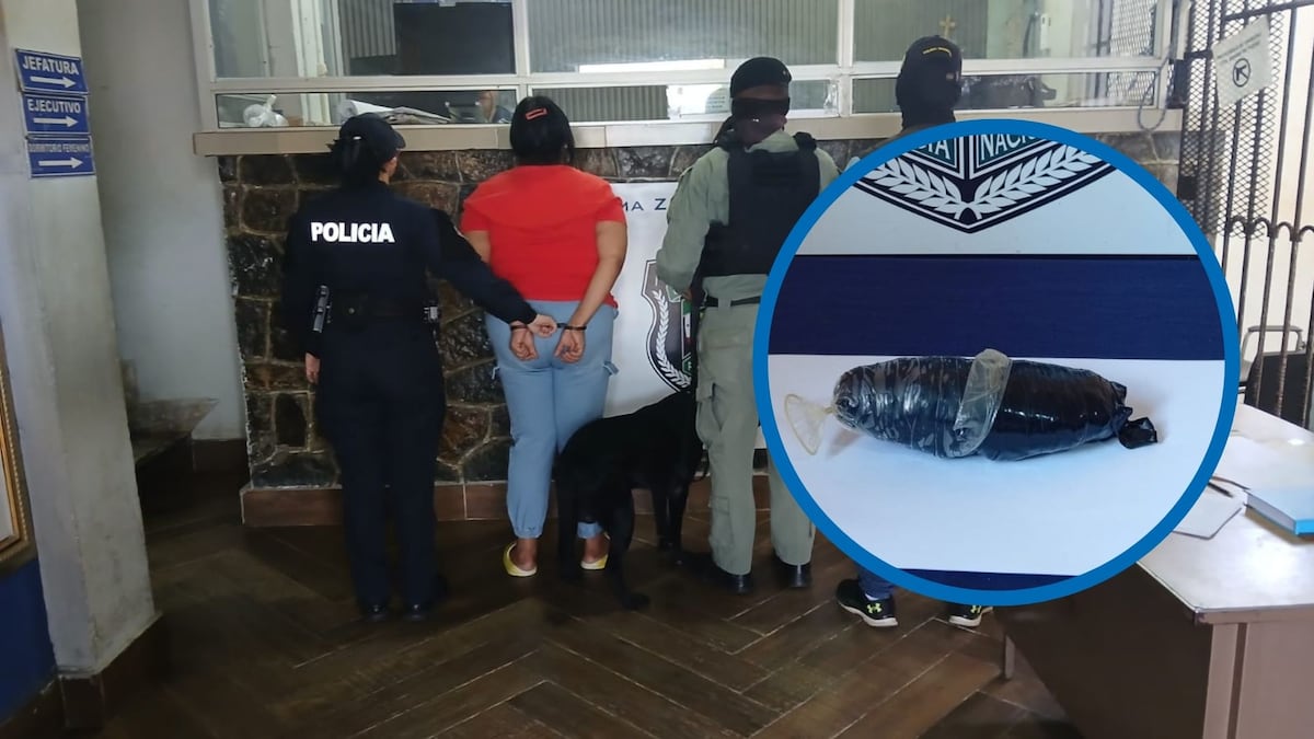 Plástico negro y un condón: así esta mujer intentó ingresar presunta droga oculta en su parte íntima al Centro Penitenciario de Las Tablas