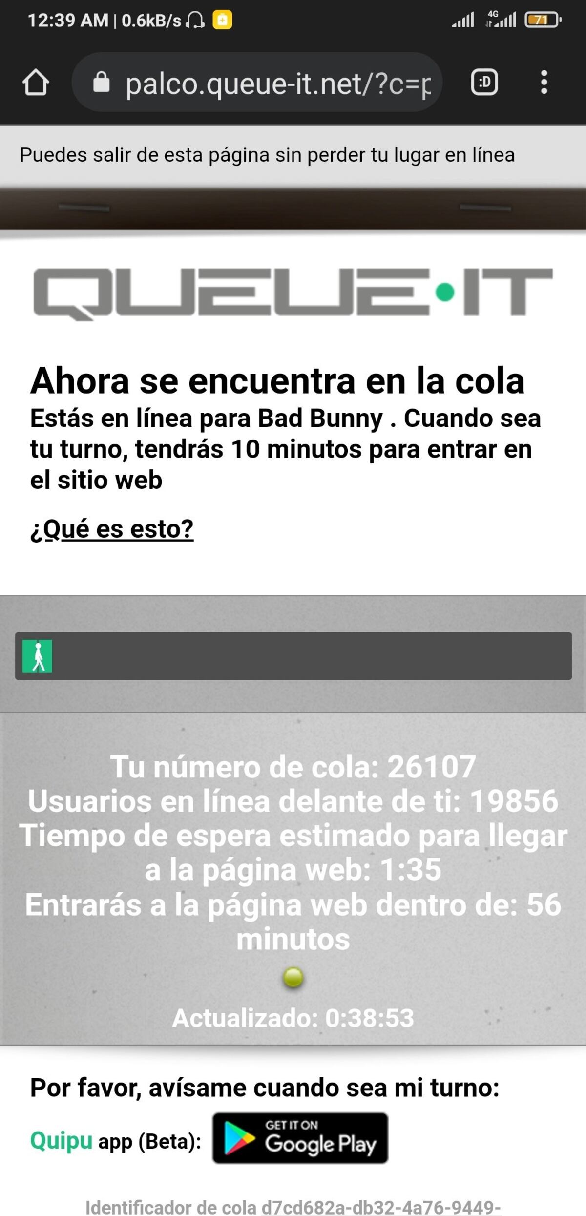 Revuelo. Muchos trasnochados. Amanecieron comprando boletos de Bad Bunny en Panamá. Locaciones más caras agotadas