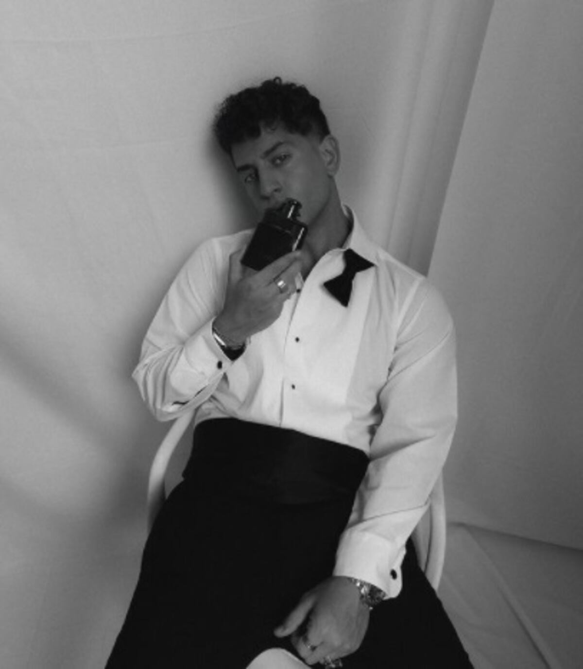 Gian Varela incursiona en el mundo del modelaje para una famosa marca