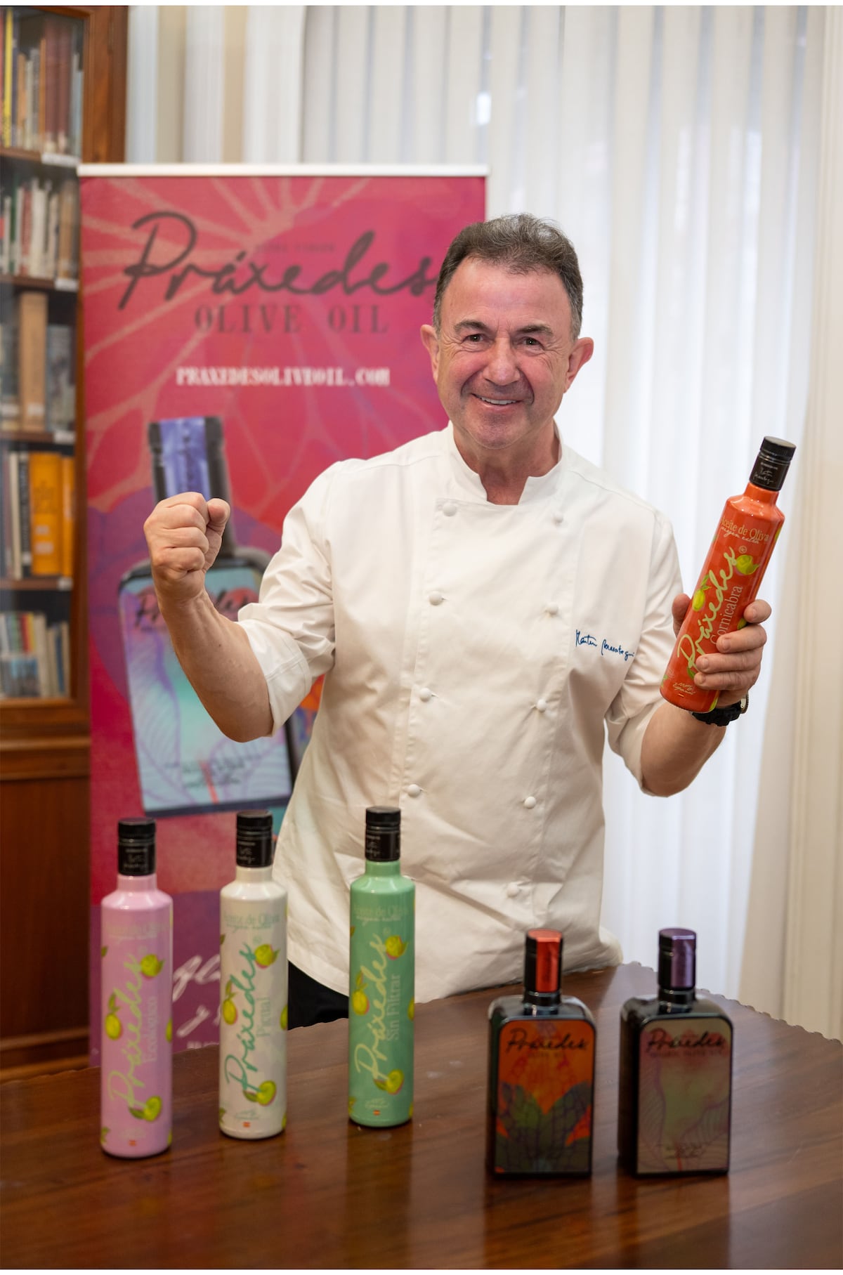 El chef Martín Berasategui se une a Práxedes Olive Oil como embajador de su aceite 