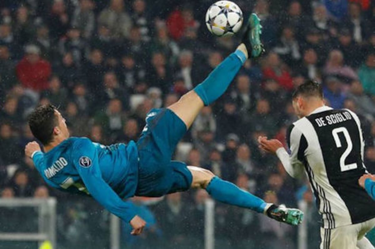 El gol de chilena de Cristiano Ronaldo fue elegido el 'mejor' de la Champions