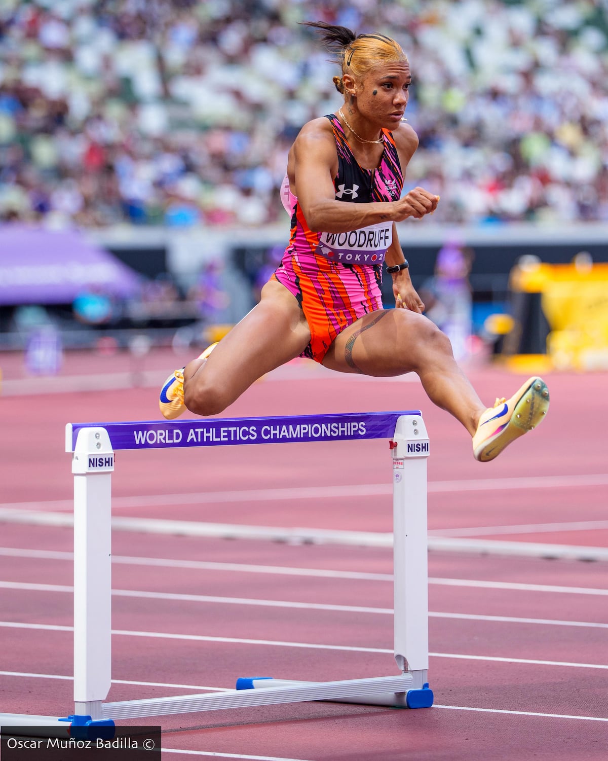Gianna Woodruff clasifica a la final del Mundial de Atletismo 2025 con récord sudamericano