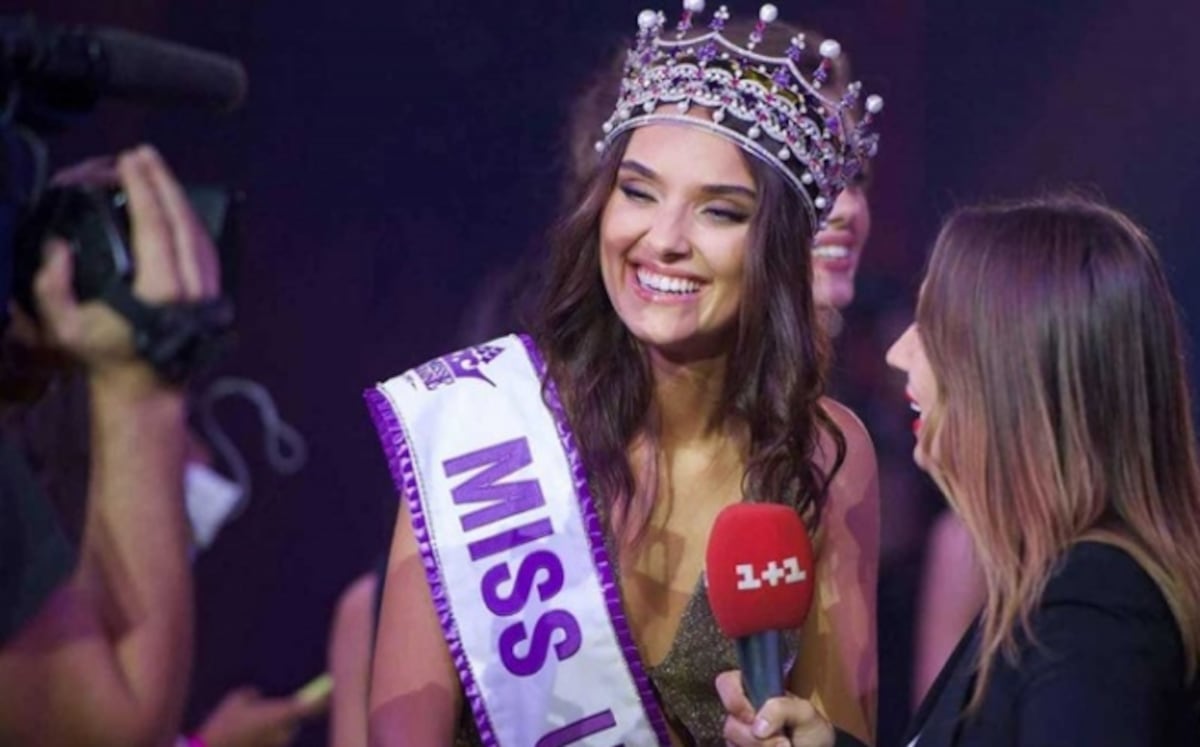 Le quitan la corona a Miss Ucrania... ocultó que era casada