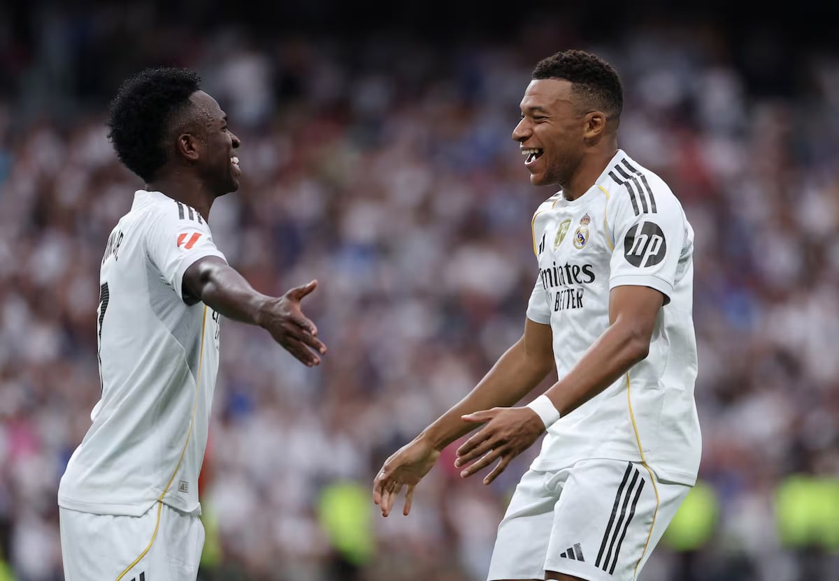 Mbappé marca y Vinicius arma el lío en pleno Bernabéu