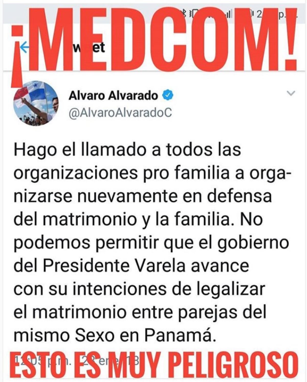 Tras hacer un llamado contra el matrimonio gay a periodista le caen en plancha