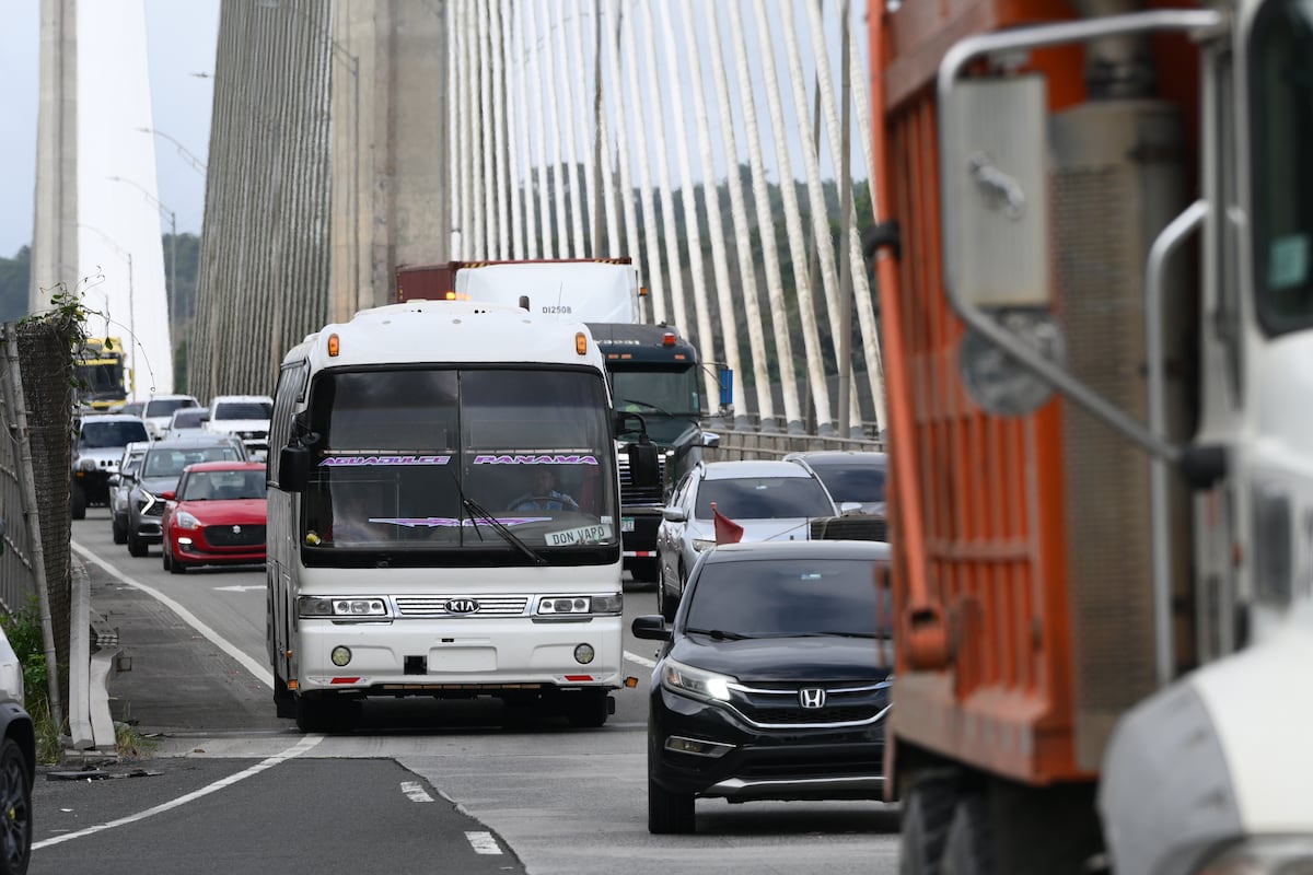 ¡De locos! Hasta 4 horas en el tranque vivieron hoy los panameños por el cierre del puente de Las Américas 