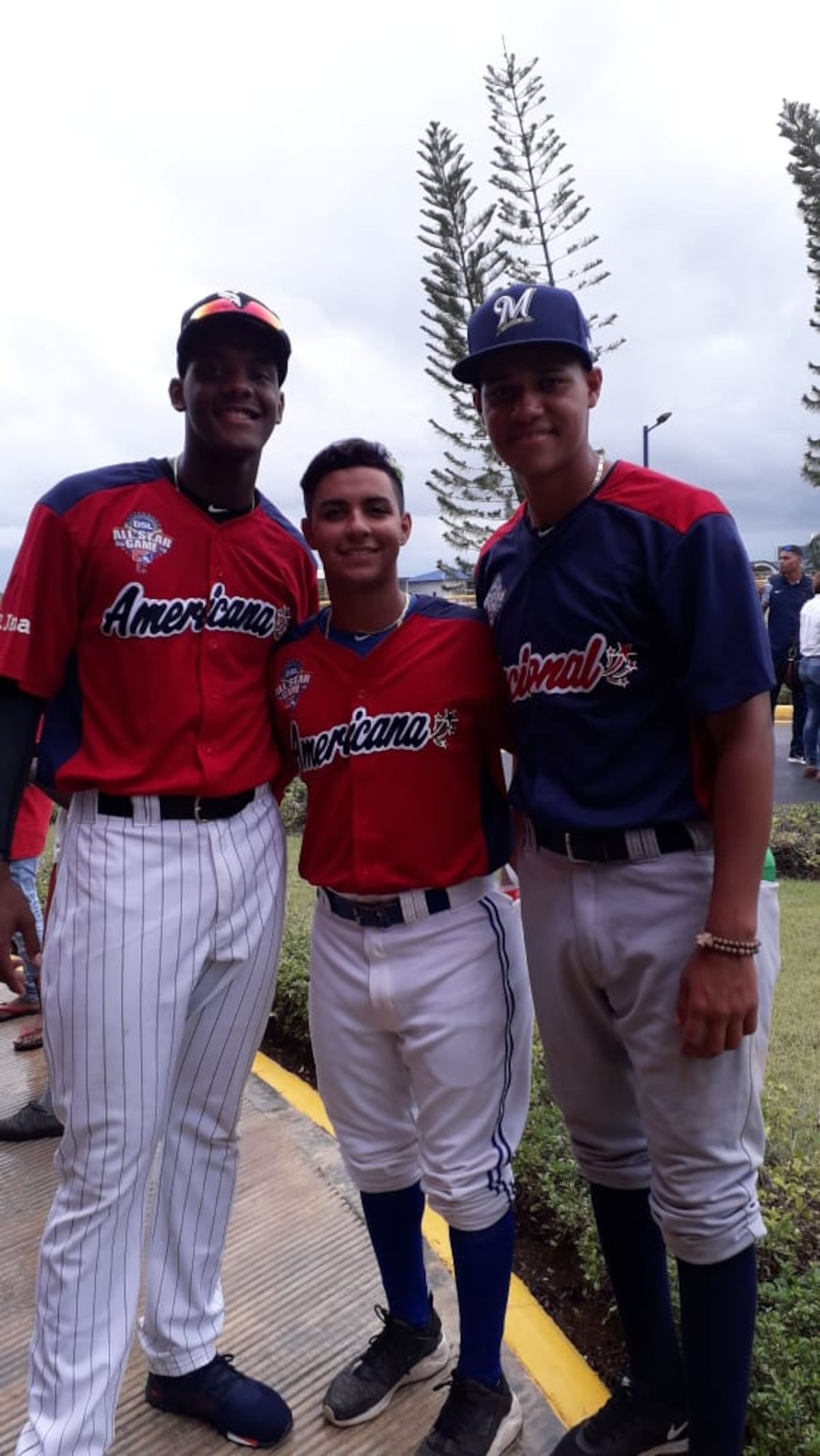 Bailey, Montero y García en Juego de Estrellas