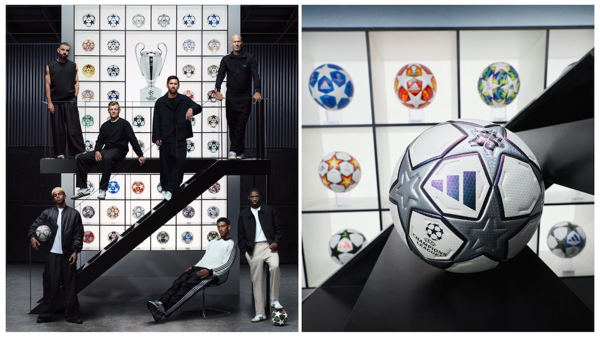 Adidas revive el balón histórico de la Champions para celebrar 25 años junto a la UEFA