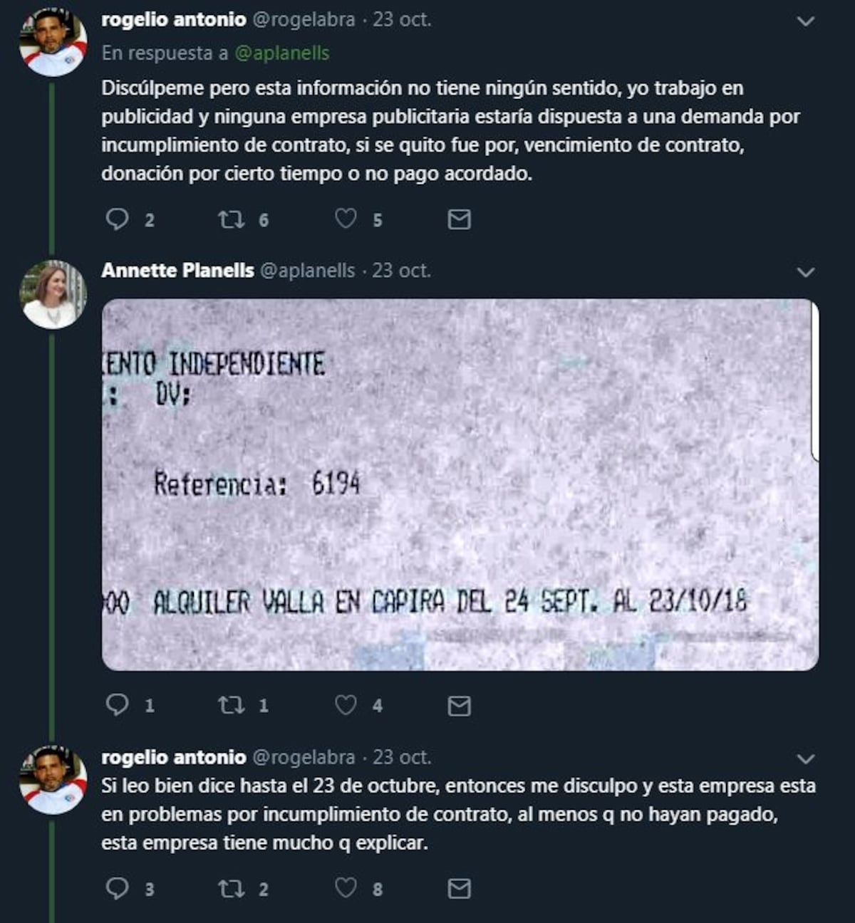 Tienen miedo. Mandan a quitar valla de 'no a la reelección' en Capira