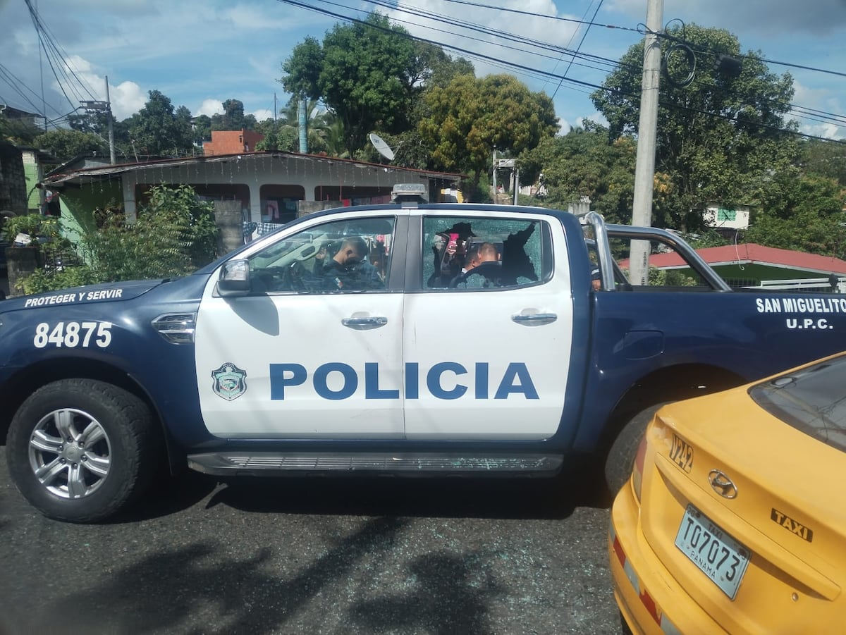Realizan intensa búsqueda de los sospechosos de atacar a tiros a patrulla policial en San Miguelito