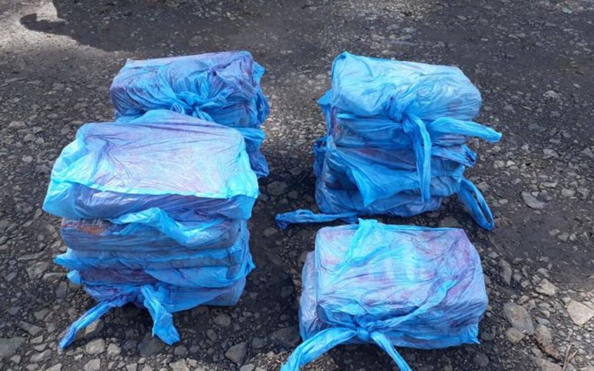 Pillan a panameño con 17 paquetes de droga en Darién