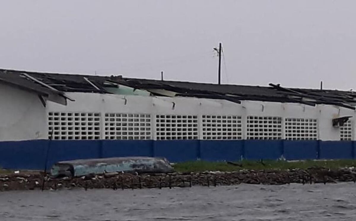 Terrible: Vendaval afecta varias escuelas en Guna Yala