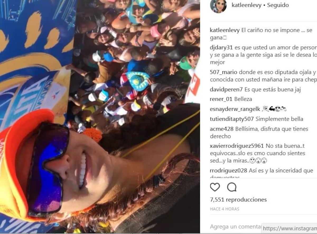 KATLEEN LEVY: Día 3, Robó declaraciones de amor en Las Tablas. VIDEO