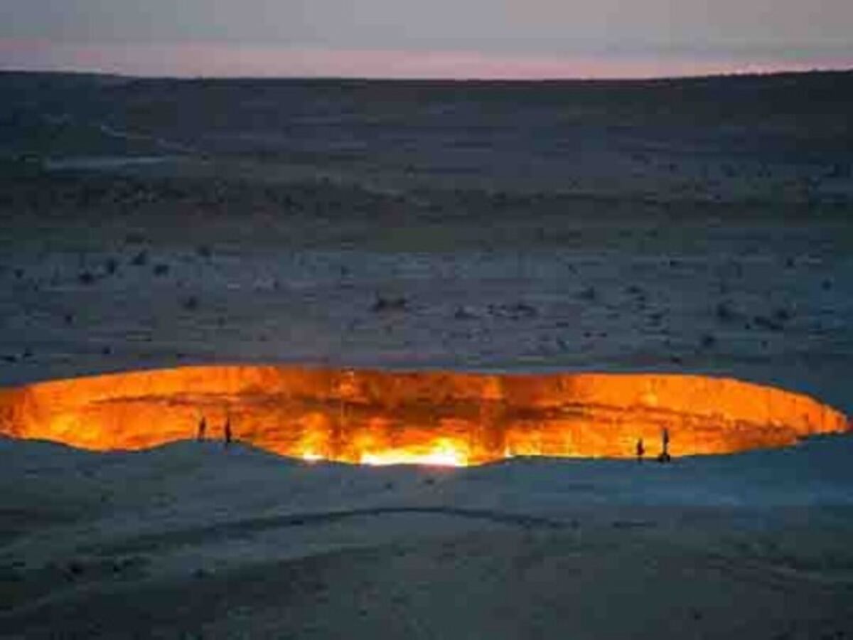 Video. Envían dron a ‘la puerta del infierno’ y esto logró captar
