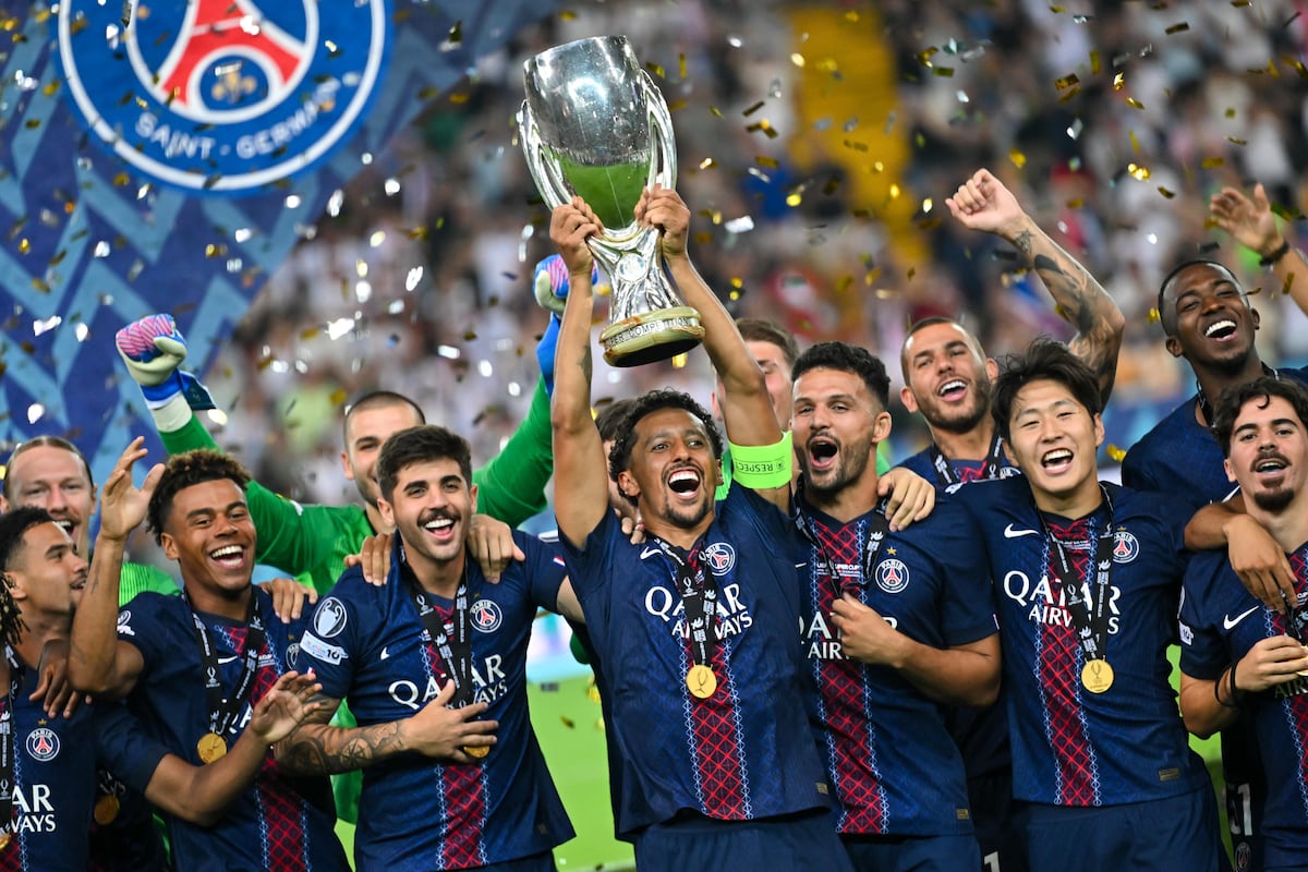 PSG remonta al Tottenham y alza su primera Supercopa en una noche de locura francesa