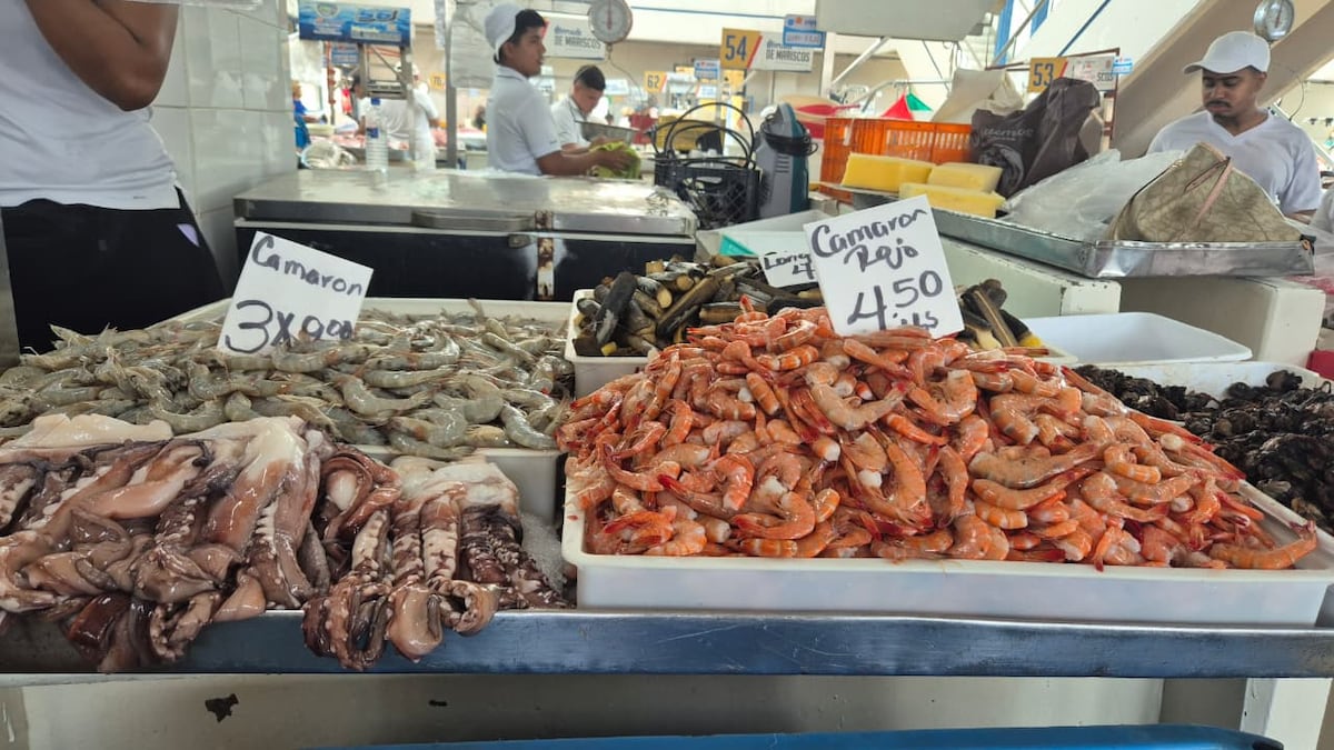 Precios bajos y pocas ventas. Con esperanza en la Semana Santa, el Mercado de Mariscos ajusta precios para la Cuaresma