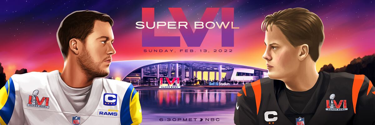 NFL Super Bowl LVI: Horario, TV y dónde ver el juego entre Los Ángeles Rams y Cincinnati Bengals