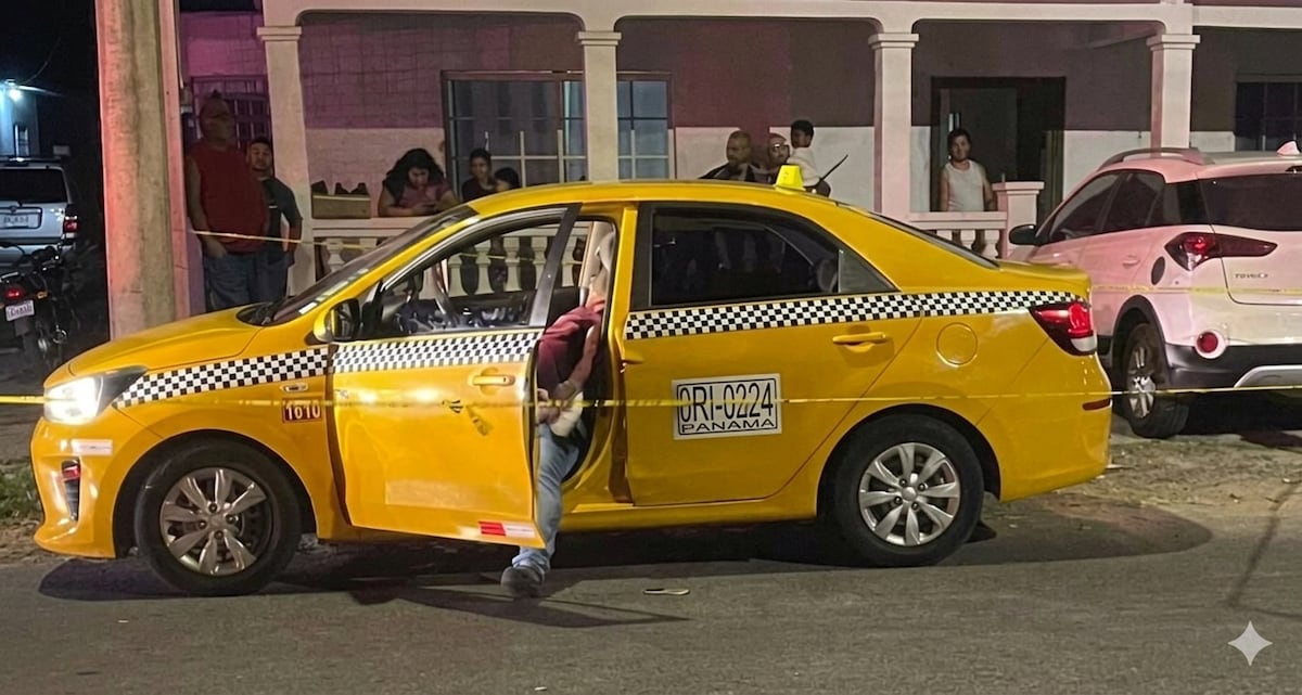 Violencia sin freno en Colón: pasajeros asesinan a taxista con más de 18 disparos, según versiones preliminares