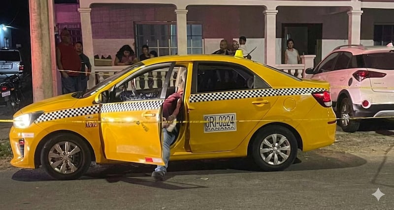 Violencia sin freno en Colón: pasajeros asesinan a taxista con más de 18 disparos, según versiones preliminares
