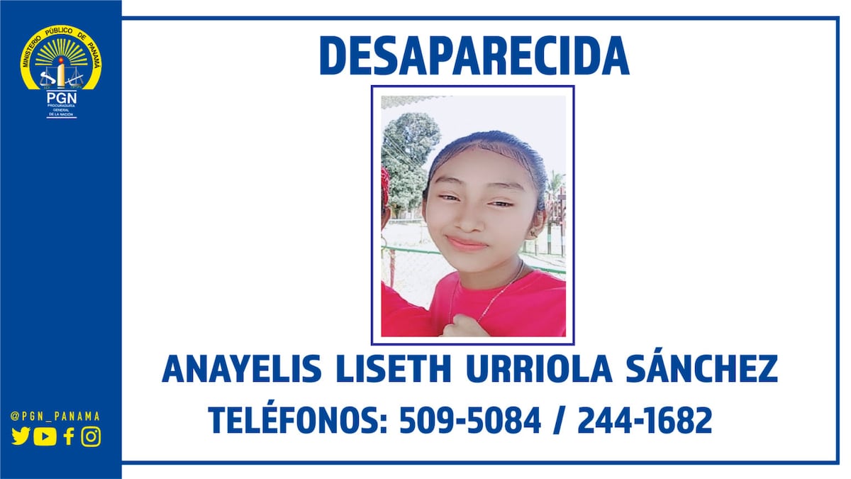 Ay, no. Otra menor desaparecida. Ministerio Público solicita colaboración