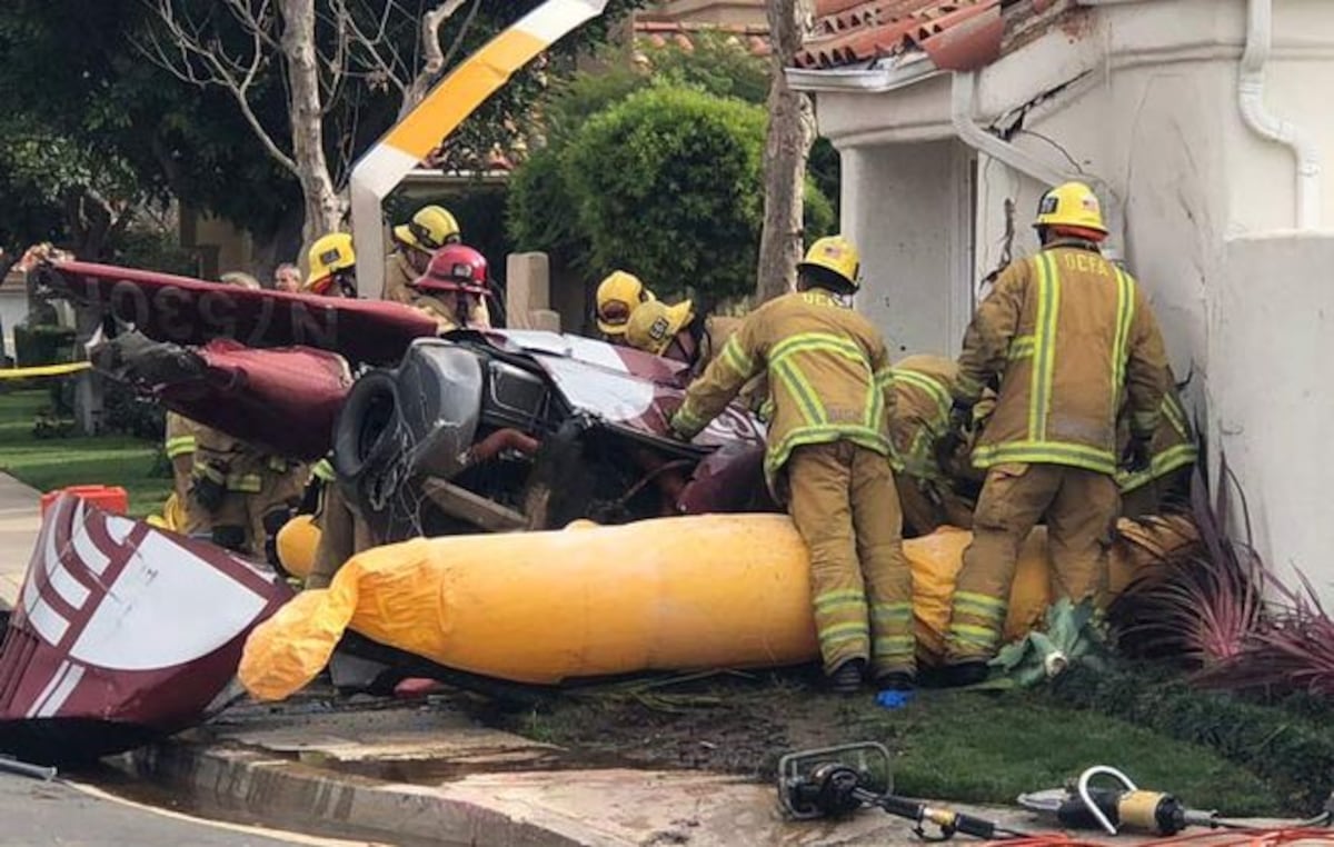 Transeúnte muere después que un helicóptero le cayera encima