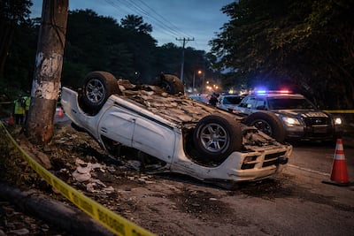 Tragedia en Milla 10: mujer muere tras perder el control de su vehículo y volcarse