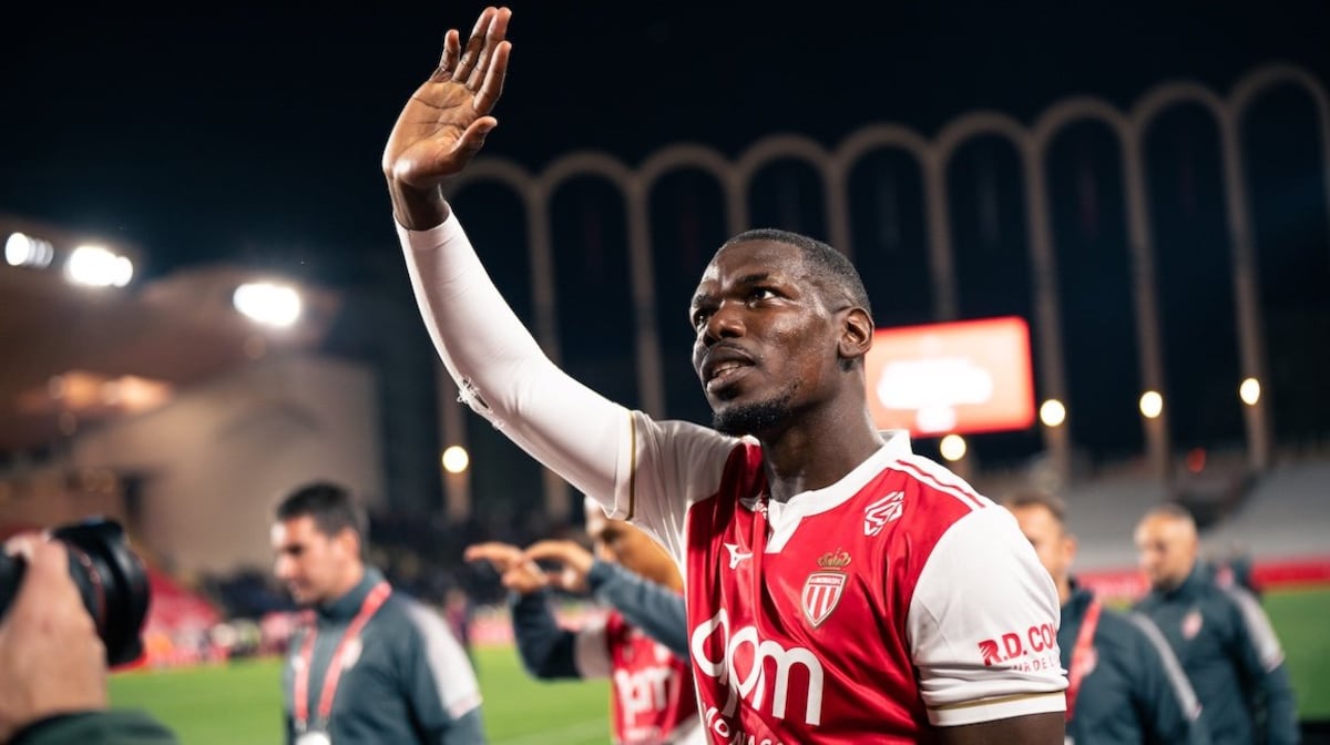 Paul Pogba cierra su breve aventura con Mónaco