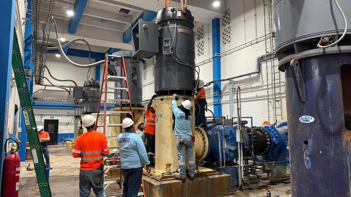 IDAAN restablece al 100% la planta de Chilibre tras reparación de bomba