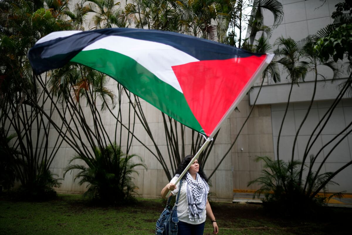 Un grupo de panameños pide ‘justicia’ y ‘autodeterminación’ para Palestina