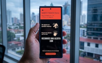 ¡Ahora sí! Google activa las alertas sísmicas en Panamá
