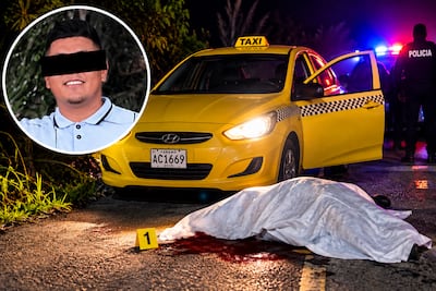 Recibió al menos siete puñaladas. Taxi quedó encendido y su conductor apareció muerto a pocos metros en Chiriquí