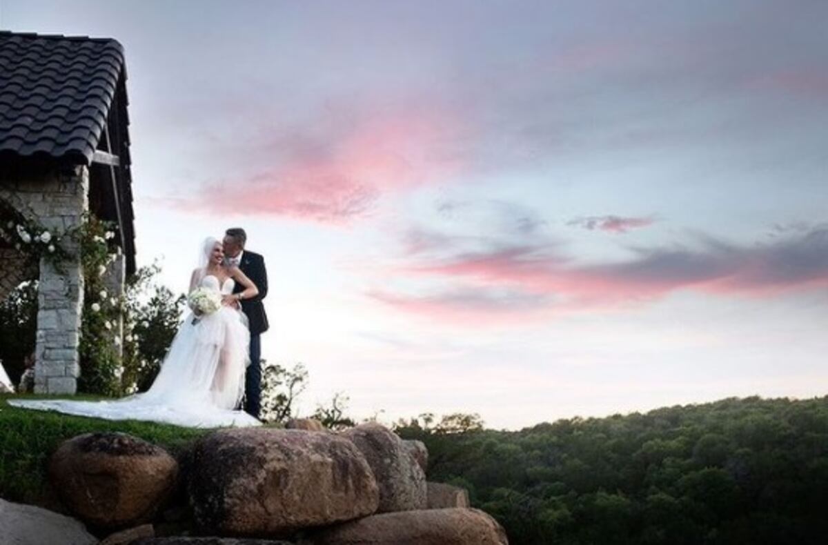 La boda en fotos de Gwen Stefani y Blake Shelton