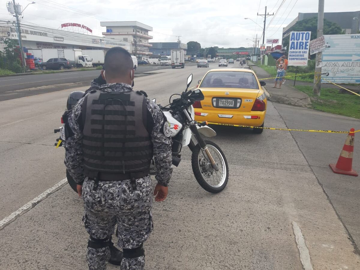 Taxista herido con arma de fuego en Arraiján