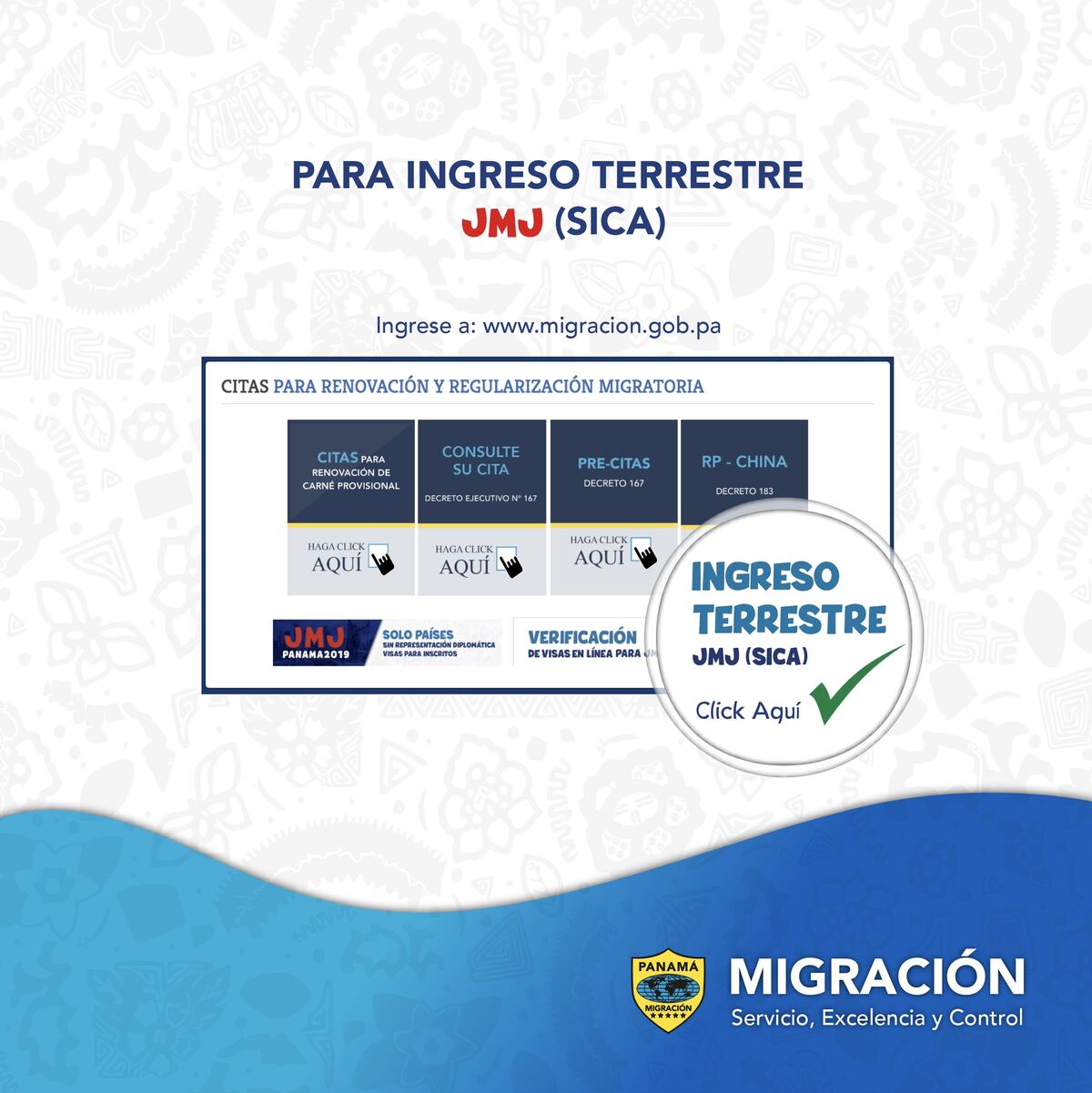 Migración da a conocer información exclusiva para peregrinos de la JMJ 2019