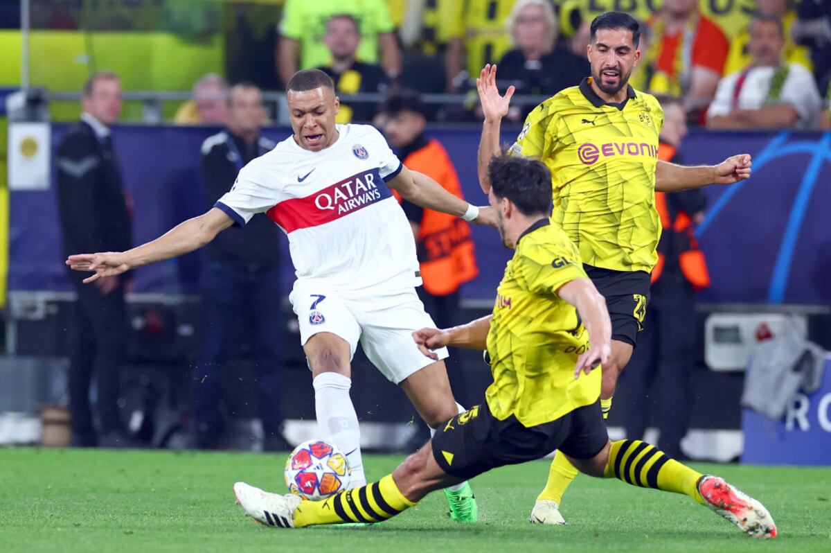 Desafío en París, PSG busca la remontada contra Dortmund en la Liga de Campeones