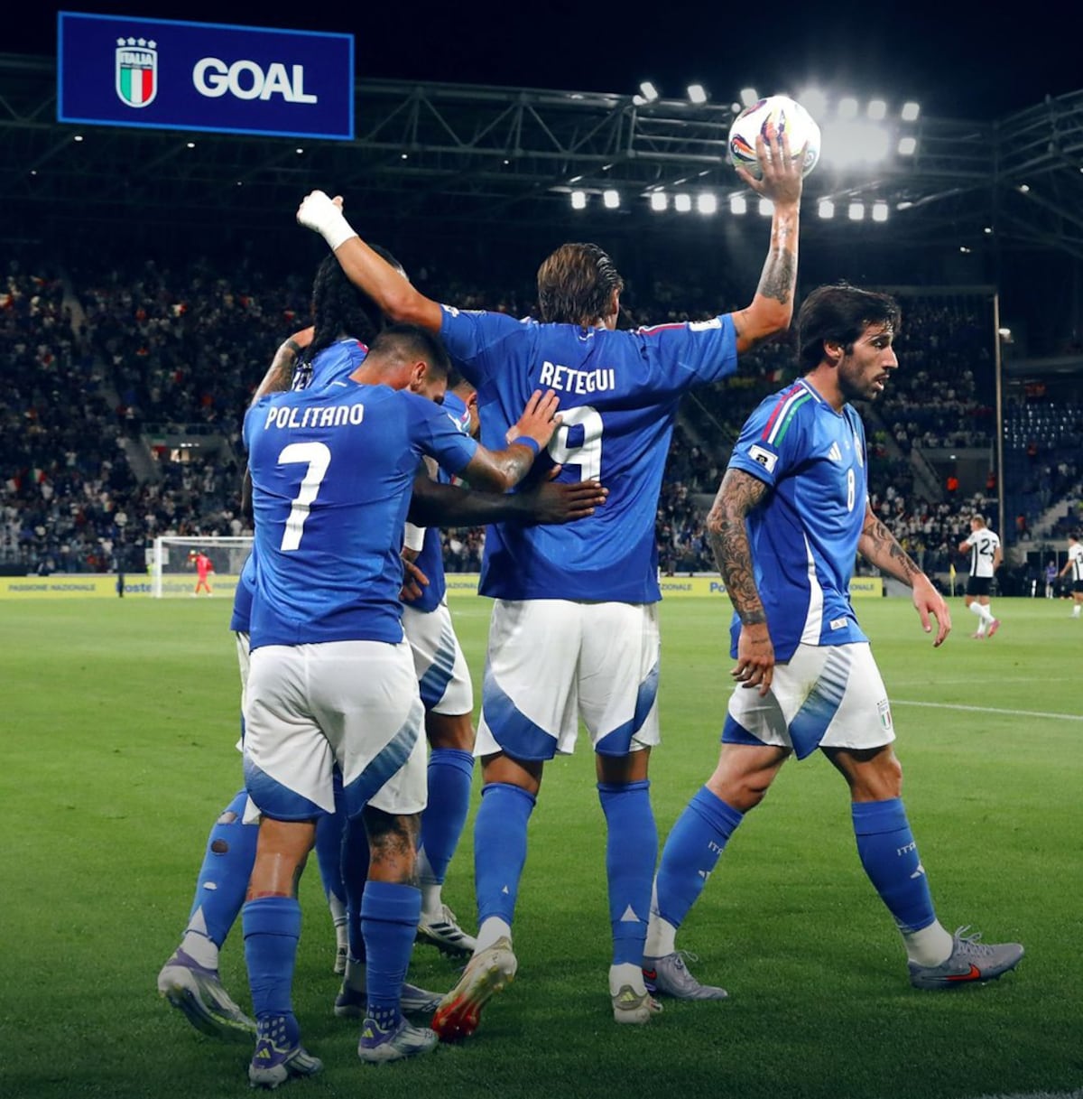 Gattuso debuta a lo grande: goleada de Italia con Raspadori como héroe