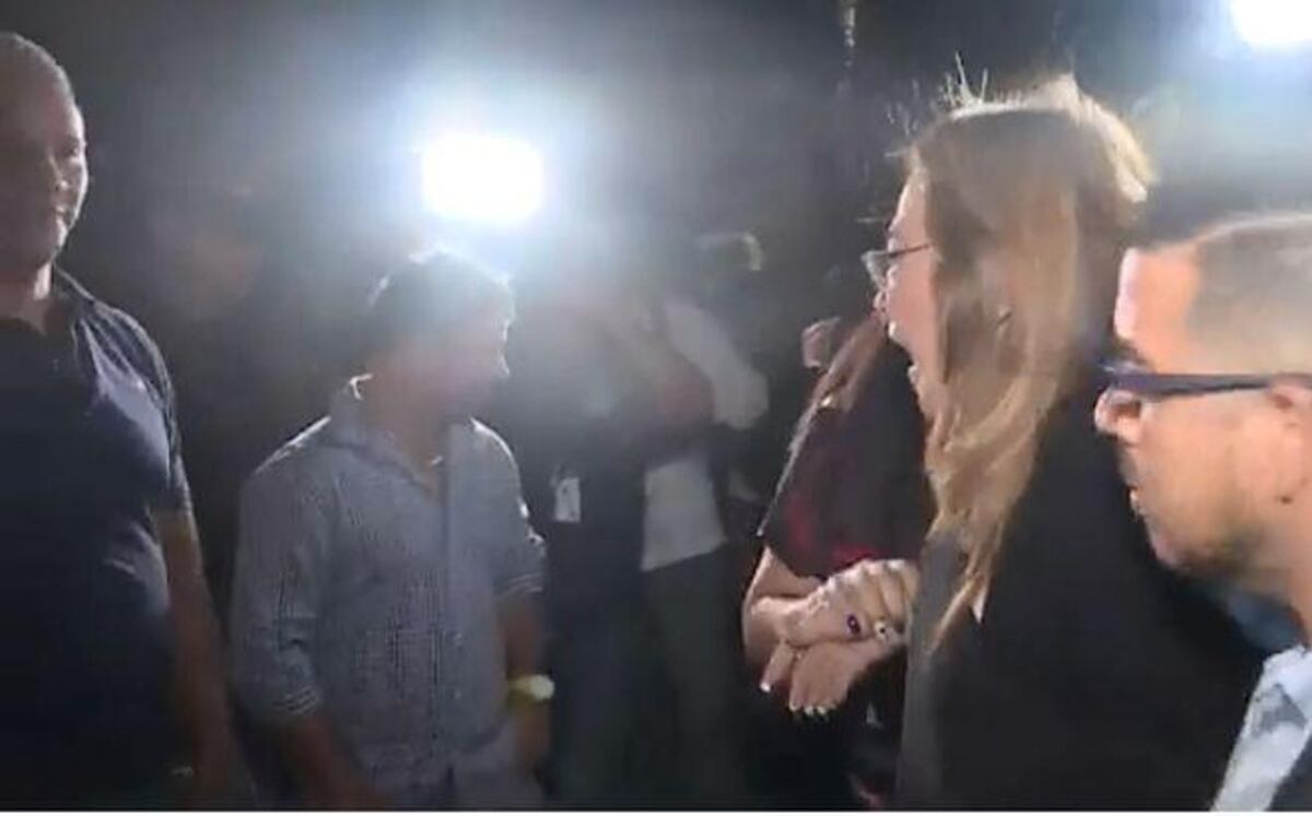 Martinelli le tiró besitos a Balbina. Ella además, demandará por el botellazo