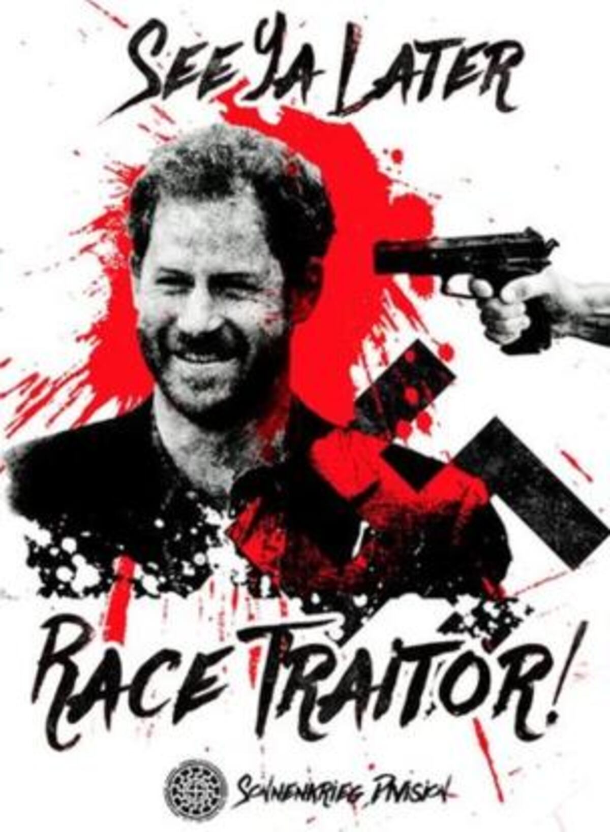 Amenazan de muerte al príncipe Harry por casarse con Meghan y traicionar la raza