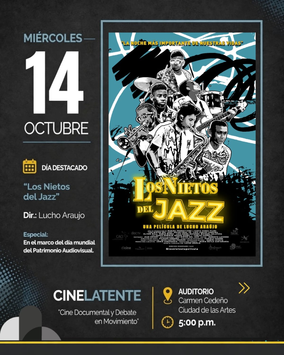CUATRO HISTORIAS, UNA PANTALLA: así será ‘CineLatente’ en la Ciudad de las Artes