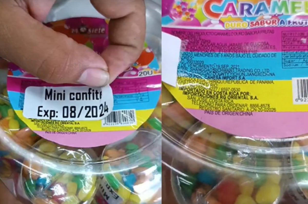 Acodeco descubre golosinas vencidas con fechas alteradas