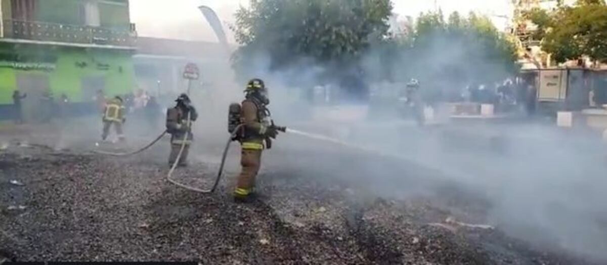 Un herido tras topón de Las Tablas, por fuegos artificiales. Hubo intrigas.Video