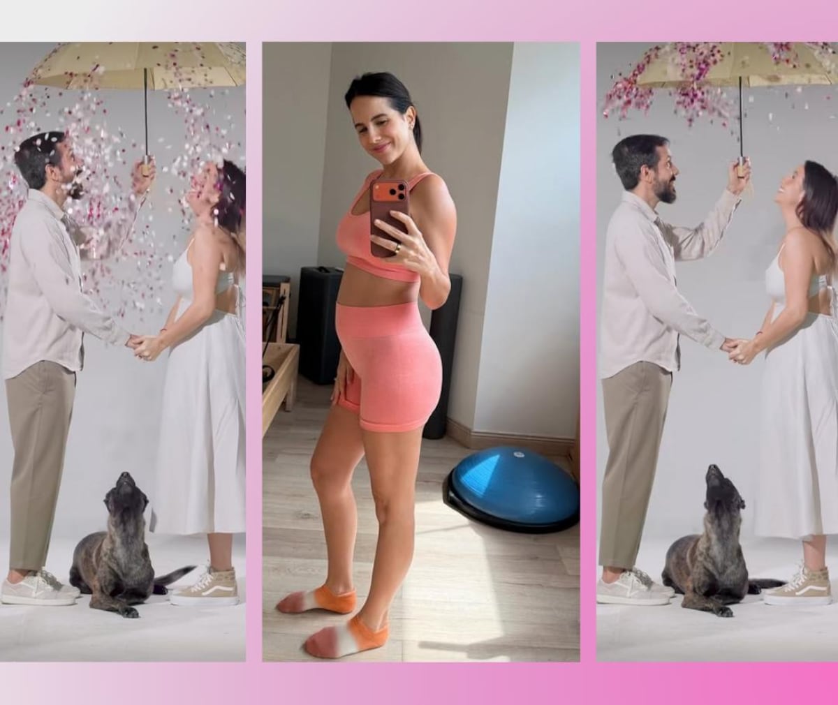 ¡Confeti rosado y mucha emoción! Andrea Pérez Meana revela que tendrá una niña: ‘¡Te estamos esperando!’